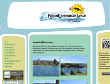 Tablet Screenshot of ferienwohnungen-lafar.de